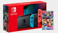 Nintendo Switch (Neon Blue/Red) + Mario Kart 8 Deluxe | £319.99 at Very