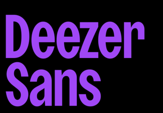 Deezer Sans typeface