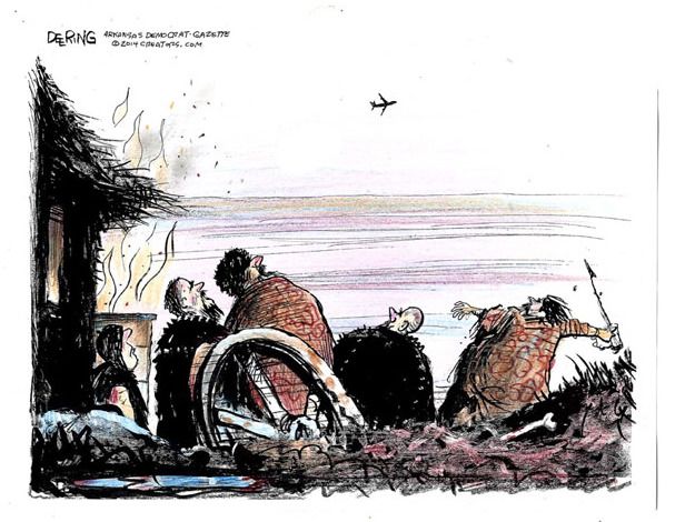 Editorial cartoon Flight 17