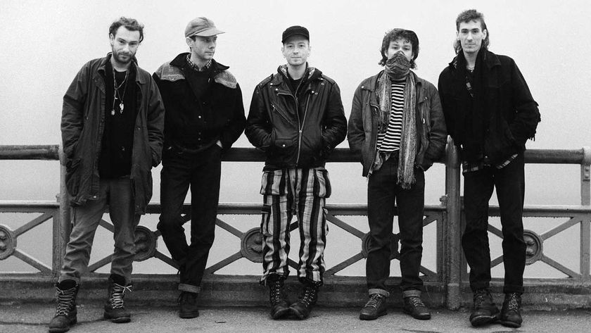 The Levellers on Brighton seafront, 1992