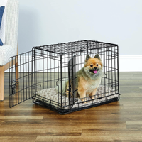 New World Pet Products Folding Metal Dog Crate