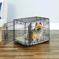 New World Pet Products Folding Metal Dog Crate | Amazon