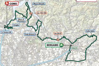 The route of the 2019 Il Lombardia