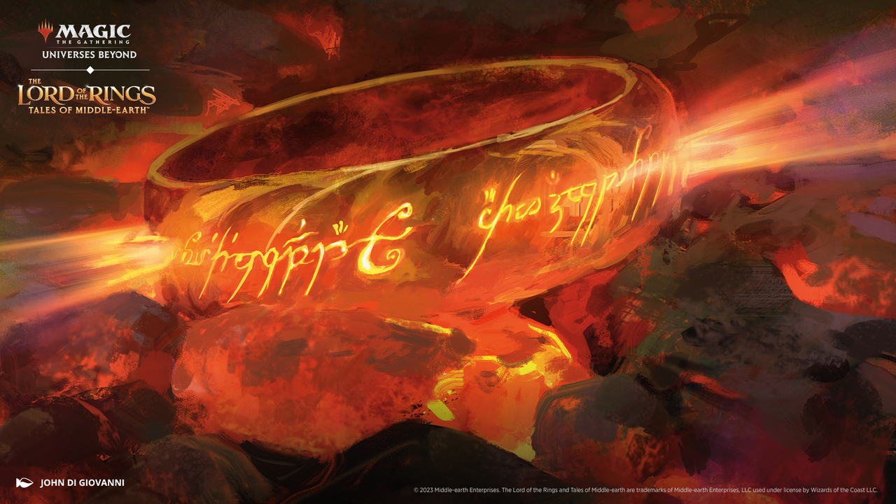 Magic: the Gathering, Lord of the Rings: Tales of Middle-earth - key arts from cards