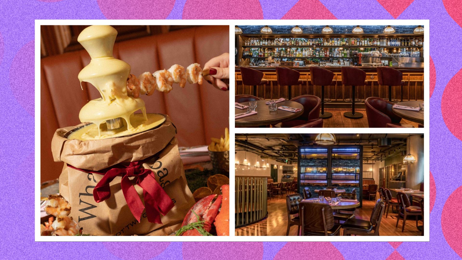 Burger & Lobster in Leicester Square as well as the Garlic Butter Fountain 