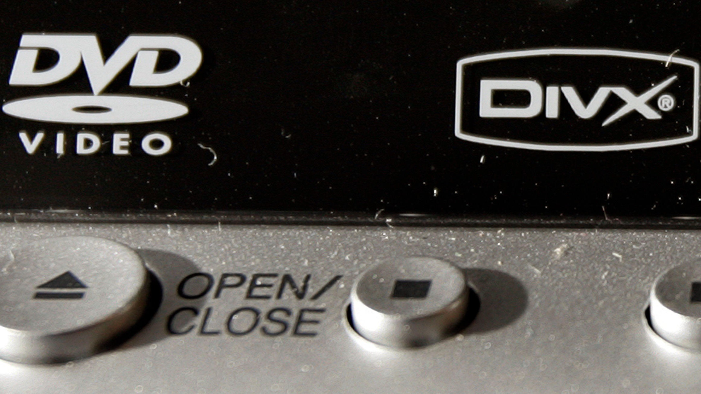 A combined DivX and DVD player close up.