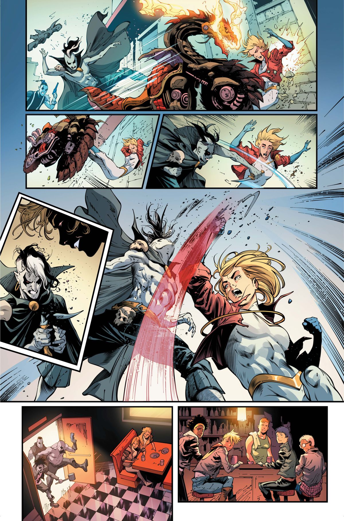 Art from Power Girl #9
