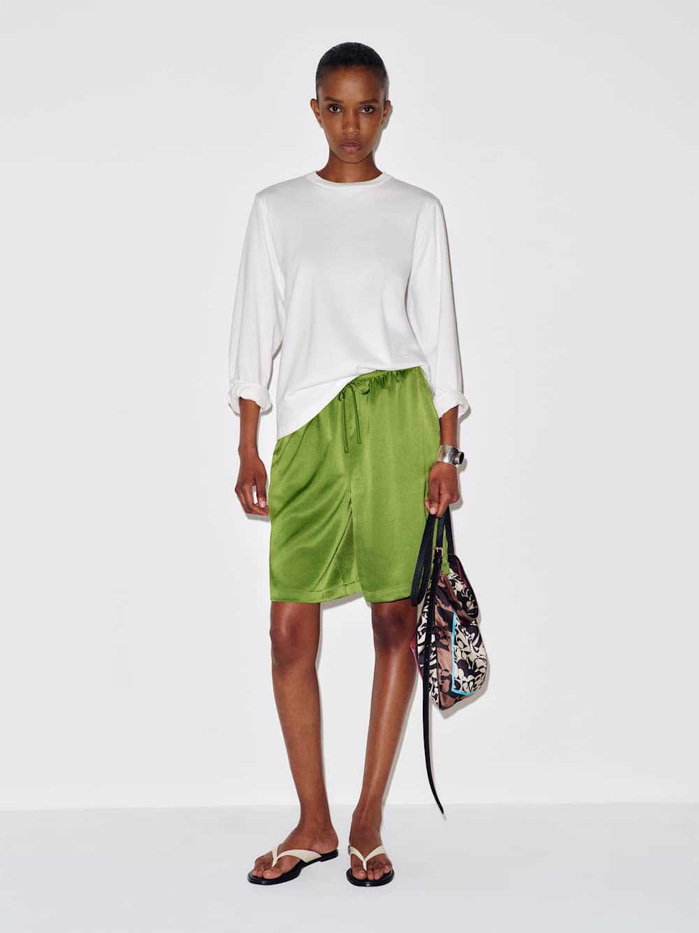 Sandy Satin Short