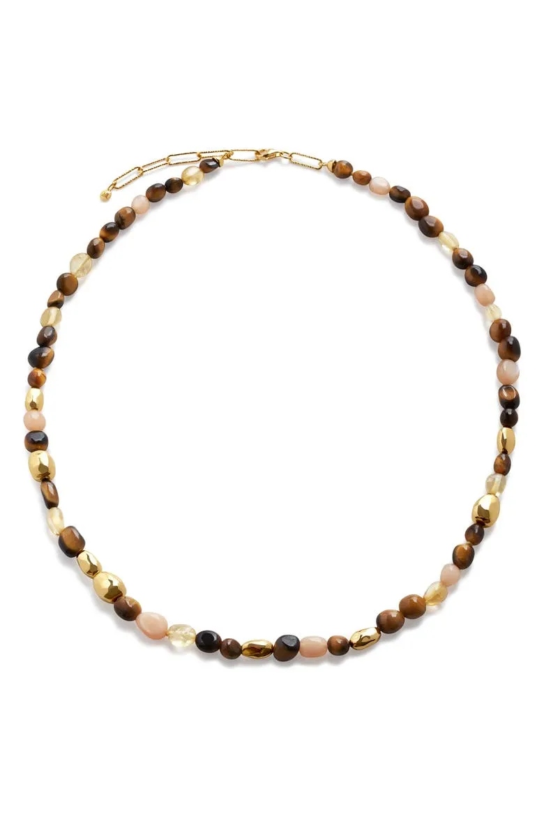 Monica Vinader, Beaded Stone Necklace (Was $298) 