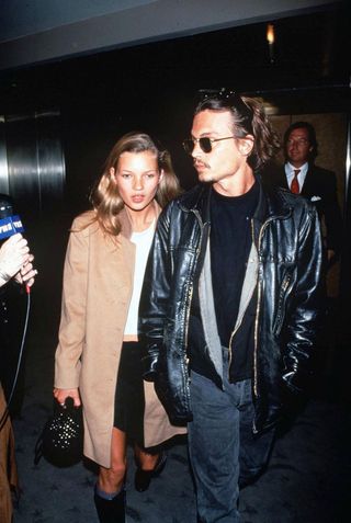 Kate Moss and Johnny Depp