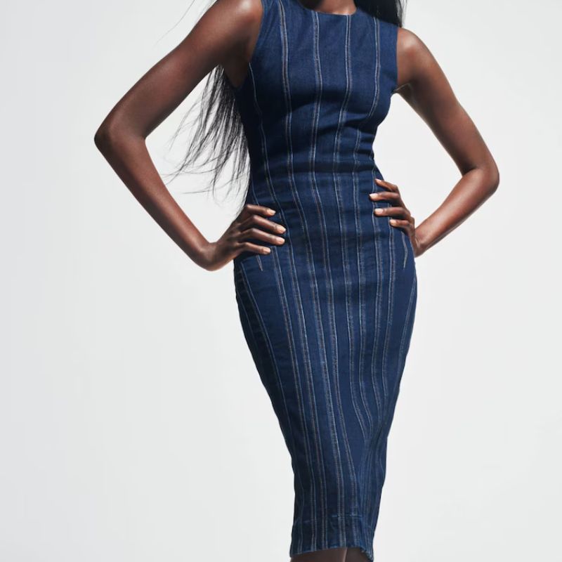 Denim dress