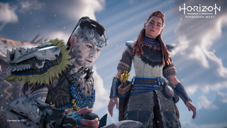 Aloy stands looking at Tanakth marshall Kotallo