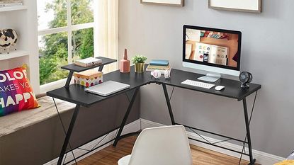 L-shaped desk