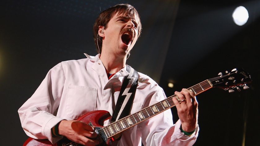 photo of Rivers Cuomo of Weezer from 2008
