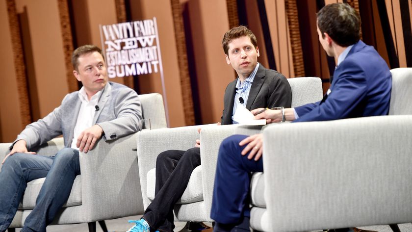 Sam Altman and Elon Musk at a Vanity Fair event back in the day