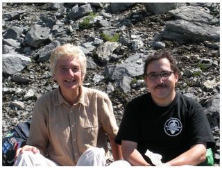 Study co-researchers Brigitte Schoenemann (left) and Jean Vannier (right).