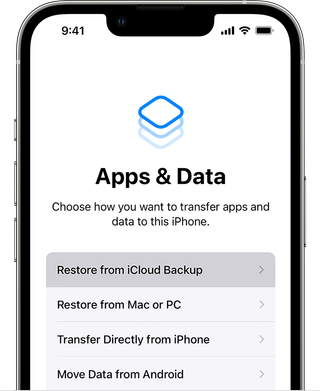 Restore iCloud Backup iPhone