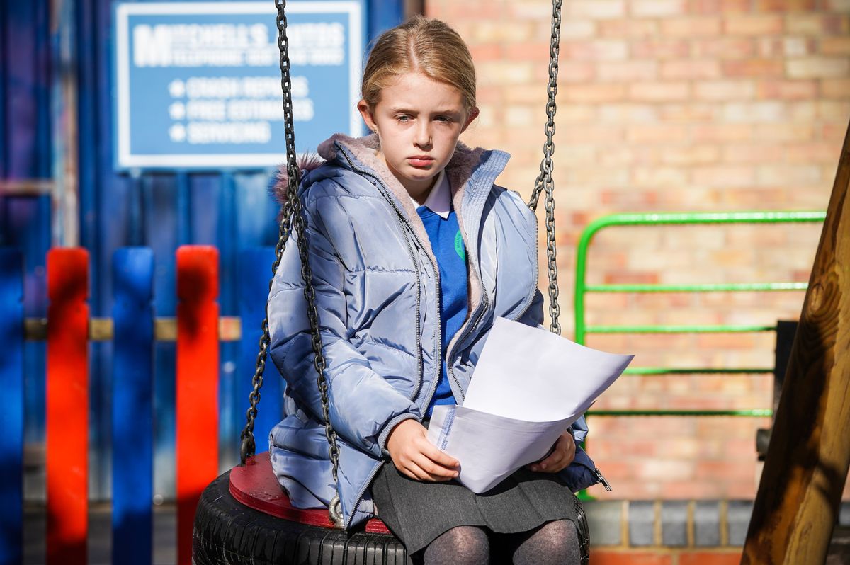 Lexi Pearce reads a medical letter