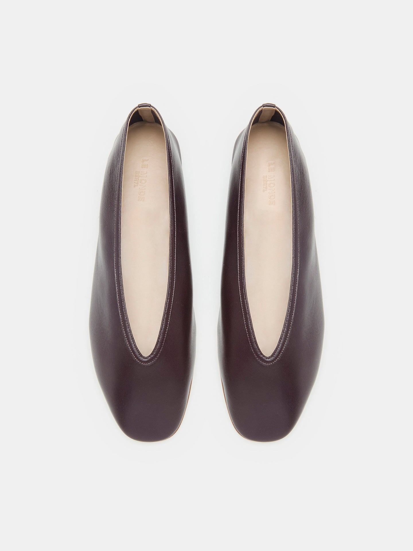 Luna Slipper / Plum Leather