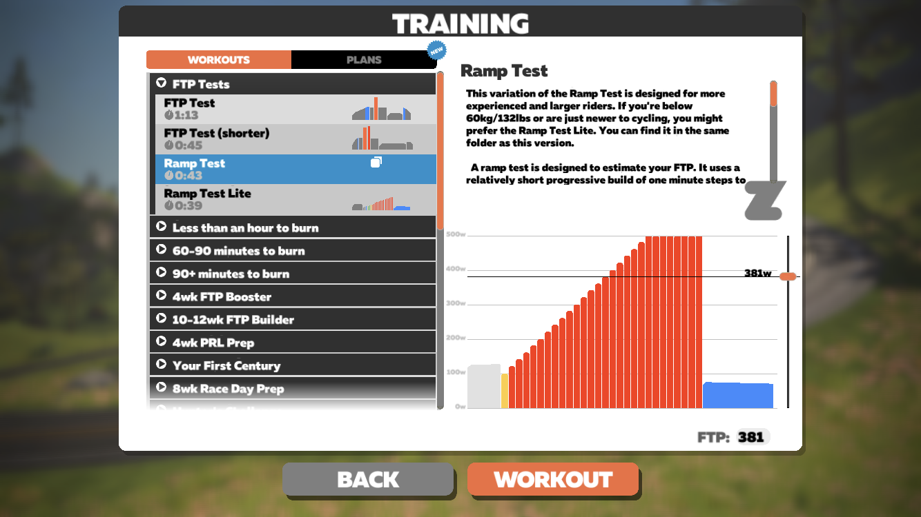 Zwift workouts: Back To Fitness » Week 10 » 1. Over Under's 12 + 10