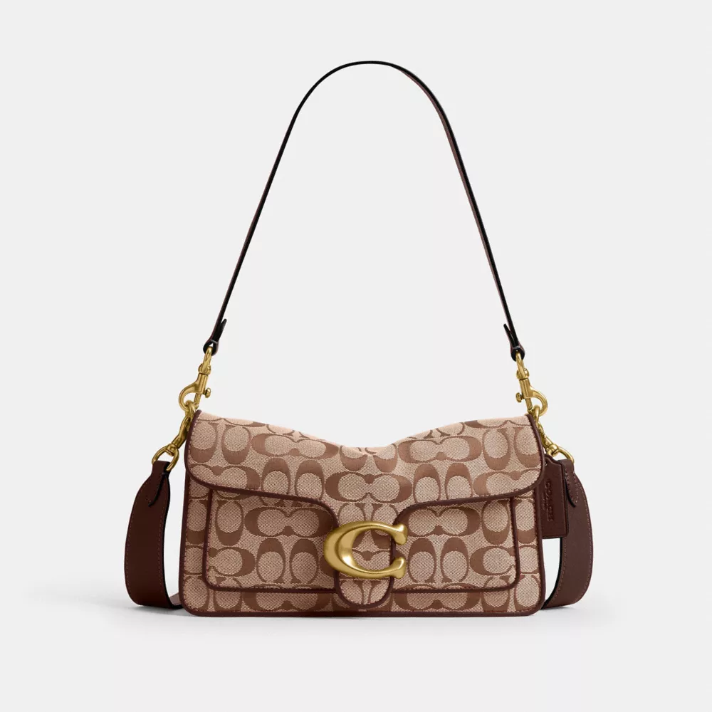 Tabby Shoulder Bag 26 in Signature Jacquard