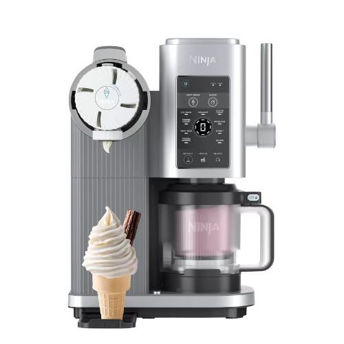 Ninja Swirl by Creami 13-In1 Soft Serve &amp;amp; Ice Cream Maker, Silver