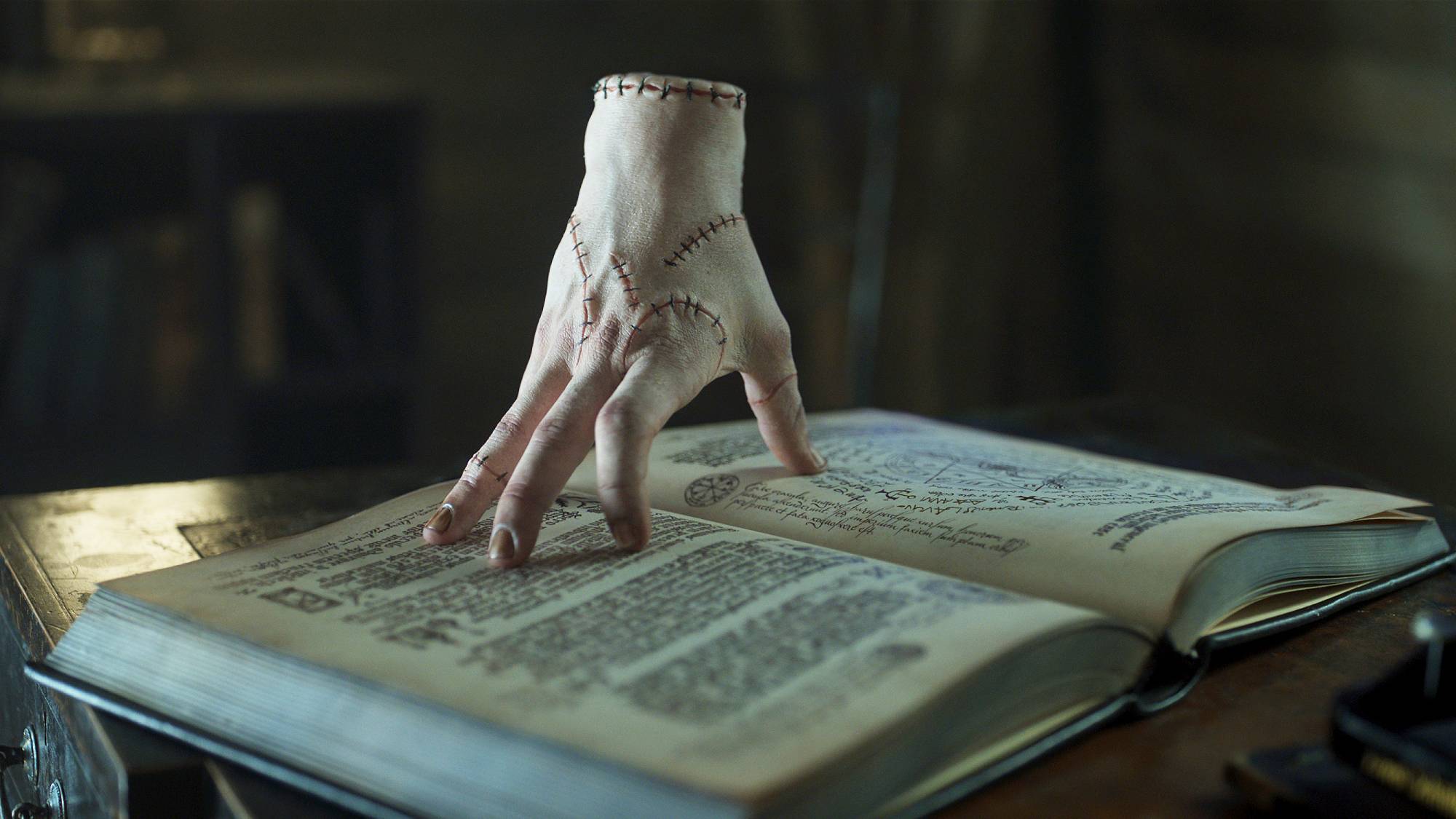 Thing in episode 202 of "Wednesday" season 2 on Netflix