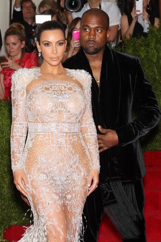 Kim Kardashian & Kanye West At The Met Gala 2015