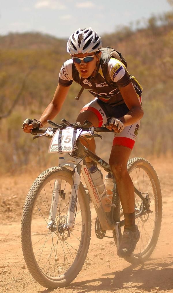 Josh Prete climbing well on 29 inch wheels.