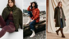 waterproof jackets by M&S, Finisterre, Fairfax & Favor