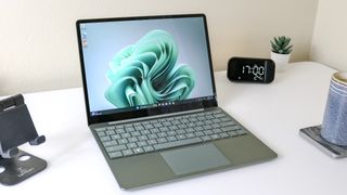 The Surface Laptop Go 3 on a desk