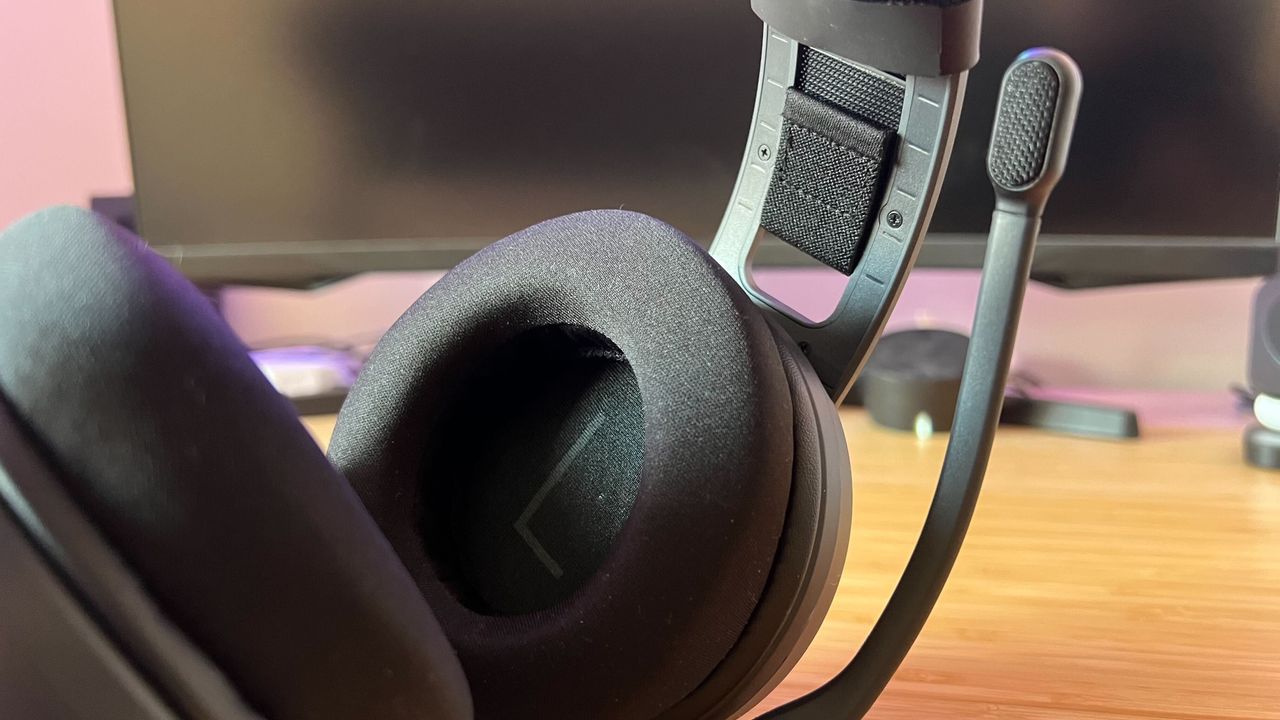Turtle Beach Atlas Air gaming headset microphone flipped up