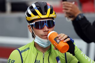 Slovenia’s Primoz Roglic finished sixth in the elite men’s road race at the 2020 World Championships in Imola, Italy