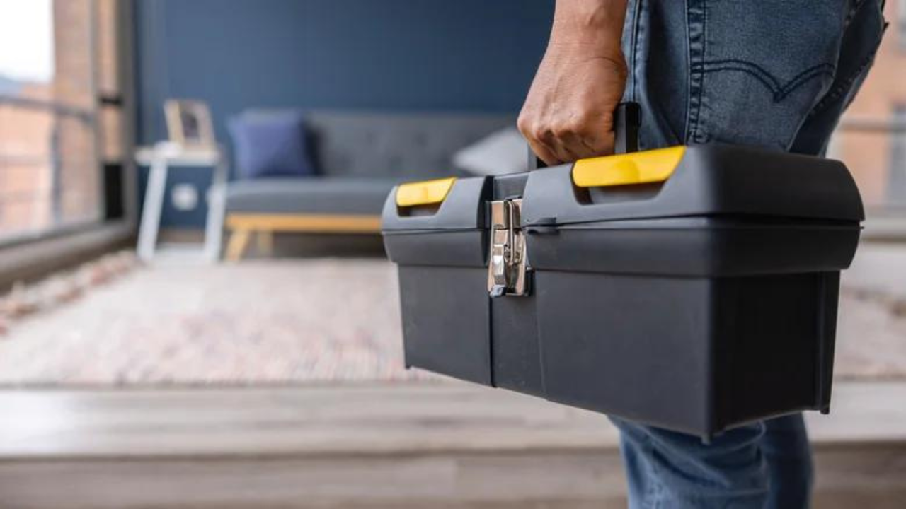 man with his toolbox