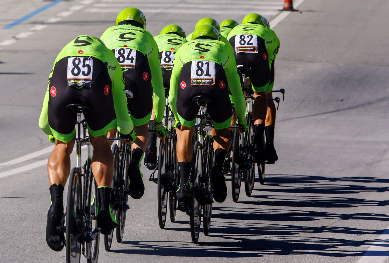 Cannondale in the Tirreno-Adriatico team time trial