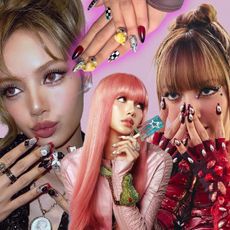 Collage of nail art worn by Lisa.