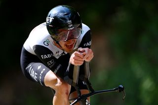 Mikkel Bjerg during stage 4 of the 2023 Critérium du Dauphiné