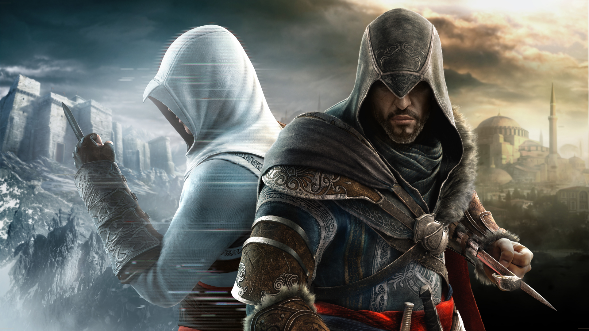 best Assassin's Creed games: Ezio and Altaïr from previous Assassin's Creed games