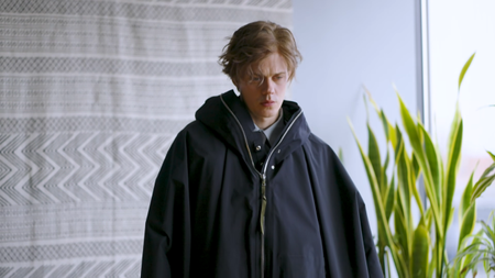 Bill Skarsgard in his costume for PHYSINT