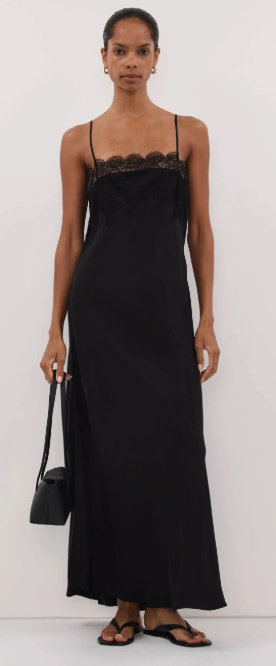 Dissh, Mina Black Cupro Lace Dress