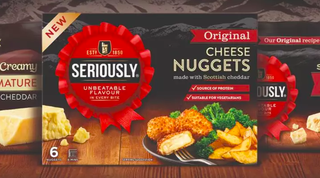 Seriously's new cheddar nuggets