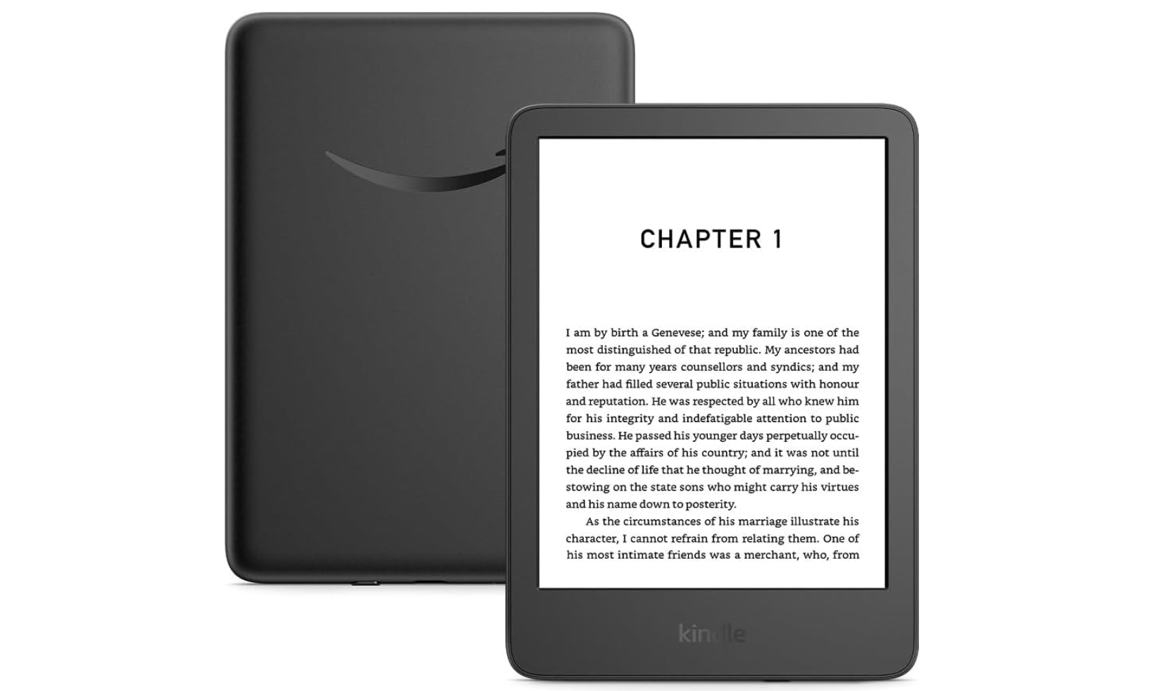 Product shot of Amazon Kindle