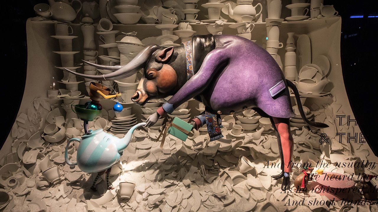 Jeff Moore "THIS PICTURE IS FREE FOR EDITORIAL USE "Fortnum &amp; Mason Unveil Christmas Windows.