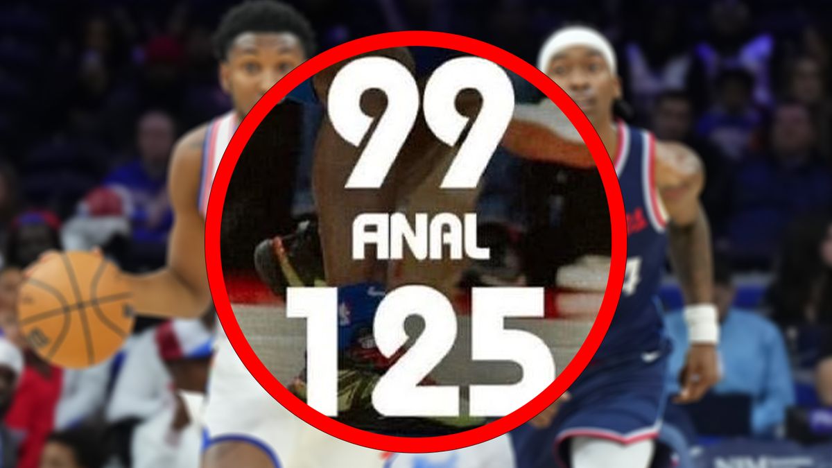 Philadelphia 76ers kerning fail tweet