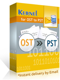 7. Kernel For OST To PST
Kernel for OST to PST Converter is another advanced tool for converting your files. It’s a favorite solution for Microsoft experts and IT professionals. This tool can easily convert OST files to PST and other formats like TXT, HTML, RTF, MSG, DOC, etc. You can convert files individually or convert multiple files simultaneously. This tool has an intuitive interface that makes it enjoyable to use. It preserves folder hierarchy and integrity after conversion. You can convert files without any size restrictions, and it's compatible with all versions of Microsoft Outlook and Exchange Server. The free version of this tool lets you convert at most 25 files per folder. You can buy a premium plan and remove this limitation: $49 for 1 year for 2 PCs, a $99 lifetime license for 20 PCs, a $199 lifetime license for unlimited PCs under the same network, or $299 for a lifetime license for unlimited PCs for multiple enterprise networks. 