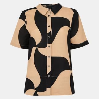 Whistles Black Swirl Shirt