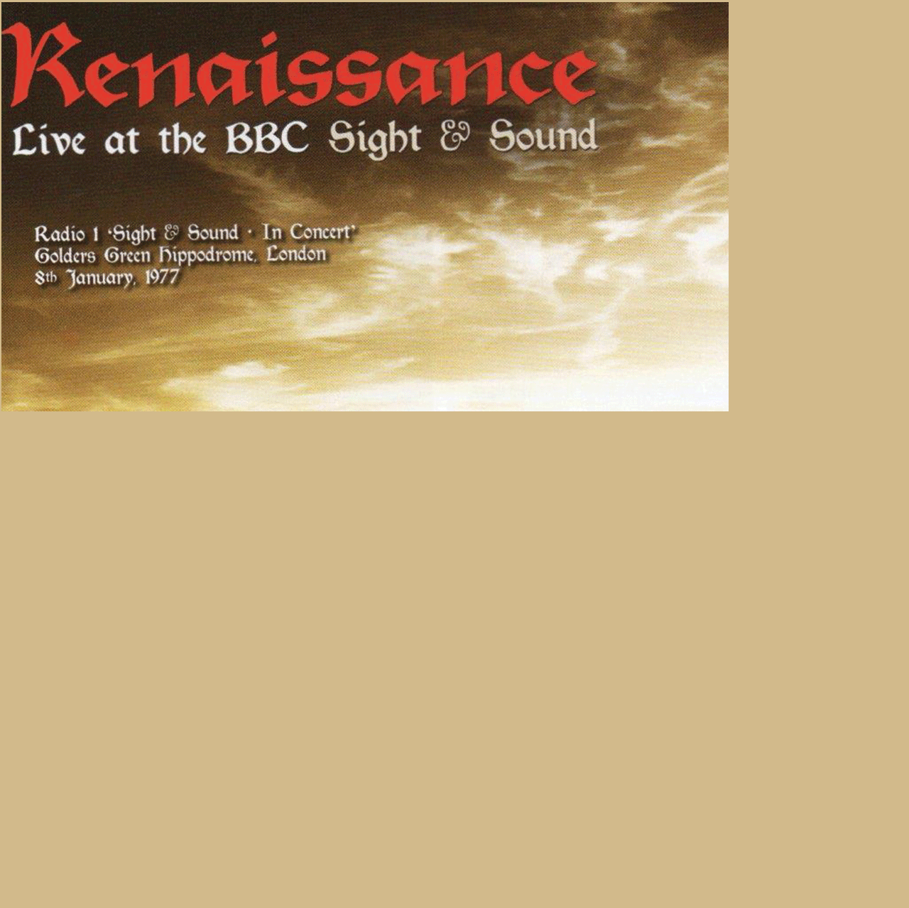 Renaissance – Live At The BBC review | Louder