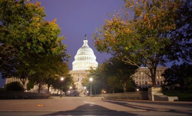 Capitol Building at night