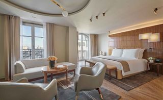 The signature suites at Hotel Lutetia - bedroom
