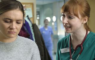 Casualty spoilers: Bea begs fragile Alicia Munroe to confide in her